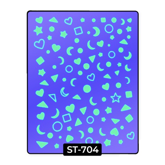 ADESIVI STICKERS FLUO - ST704
