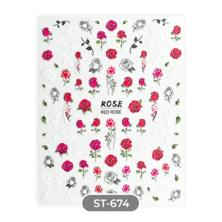 STICKERS AUTOCOLLANTS SAINT-VALENTIN - ST674