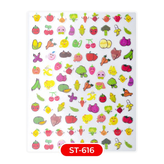 ADESIVI STICKERS ST616 Frutta Verdura