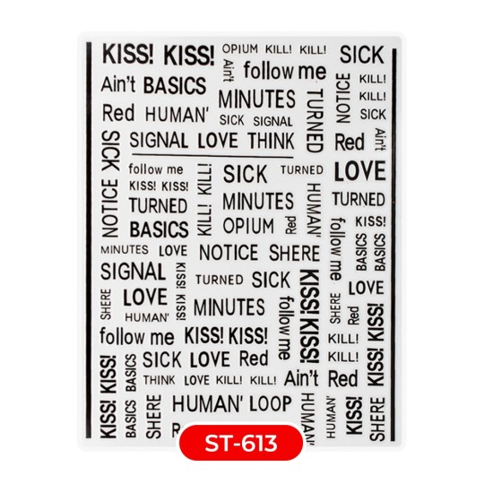 ADESIVI STICKERS ST613