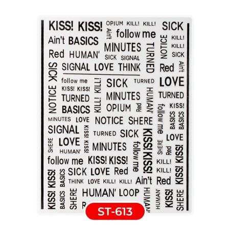 ADESIVI STICKERS ST613