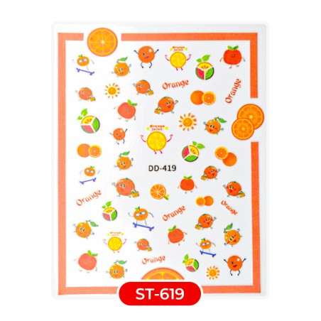 ADESIVI STICKERS ST619 Oranges