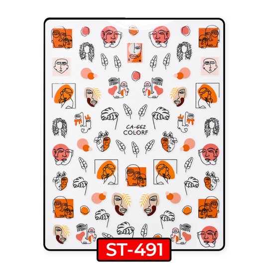 ADHESIVOS STICKERS FACE - ST491