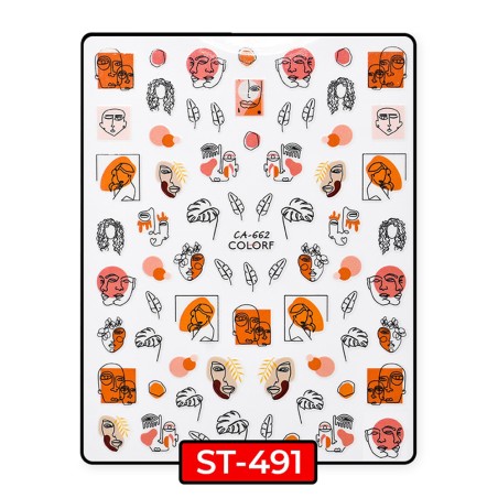 STICKERS FACE - ST491