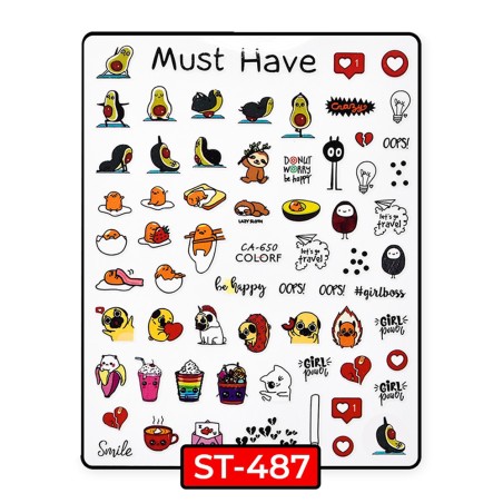 ADHESIVOS STICKERS AGUACATE - ST487