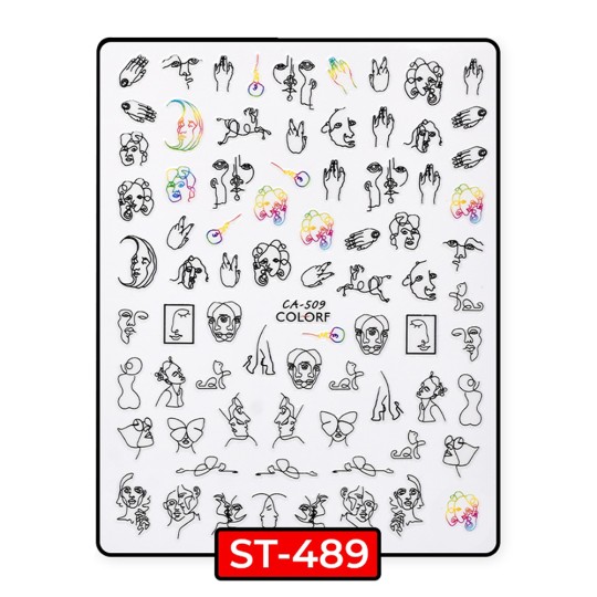 ADHESIVOS STICKERS ART - ST489