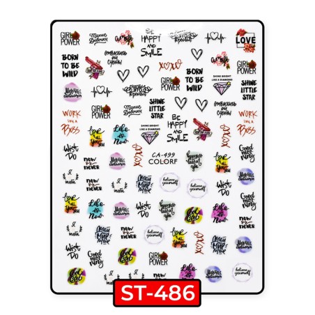 STICKERS HAPPY - ST486