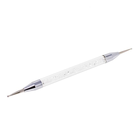 Aplicador de Spotswirl estoy dotting TOOL - DOBLE de pie - blanco 3 mm/2 mm