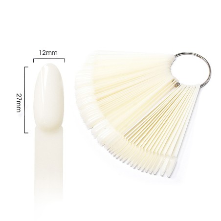 TIPS ANELLO MANDORLA NATURALE - 50pz