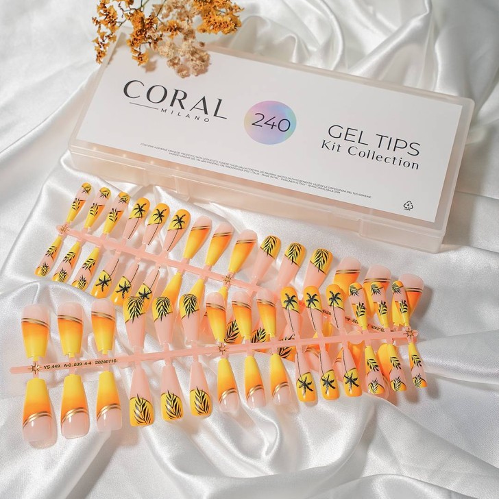 GEL TIPS - BALLERINA 240PZ Giallo Sole