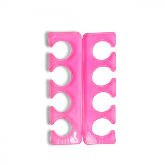 SÉPARATEUR DE DOIGTS EN SILICONE PÉDICURE - ROSA