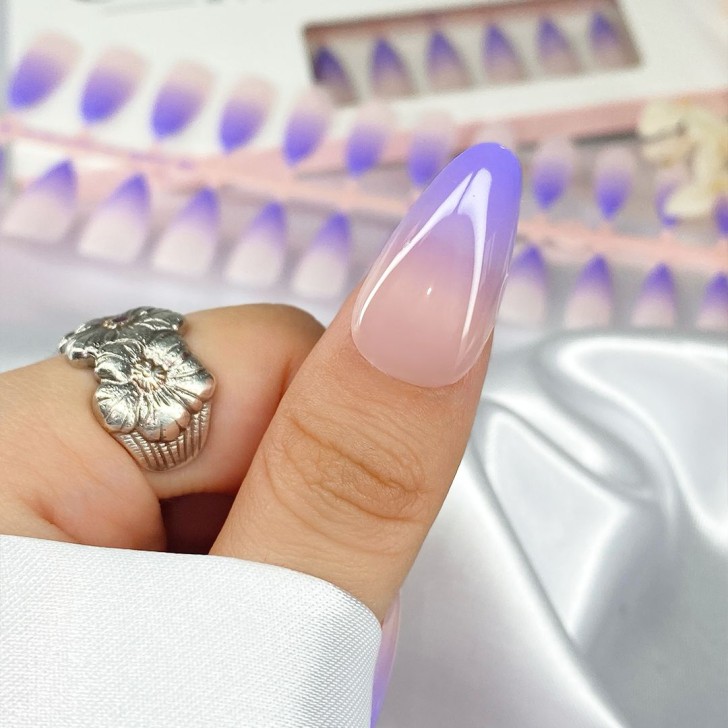 GEL TIPS - BABYBOOMER LILLA MANDORLA 240PZ