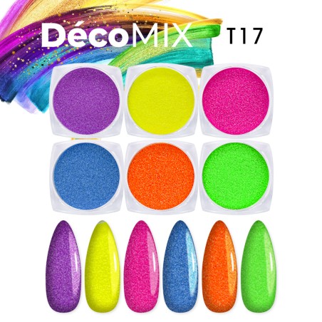 DECOMIX Fluo Glitter T17