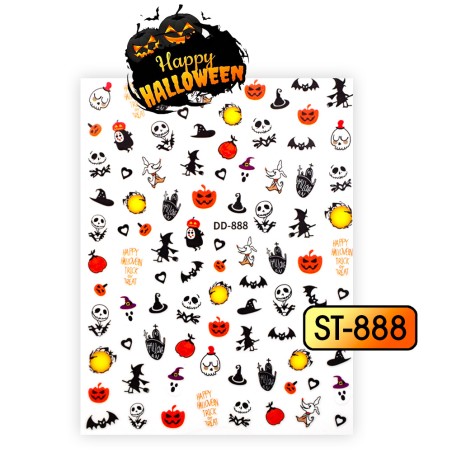 AUTOCOLLANTS STICKERS HALLOWEEN - ST888