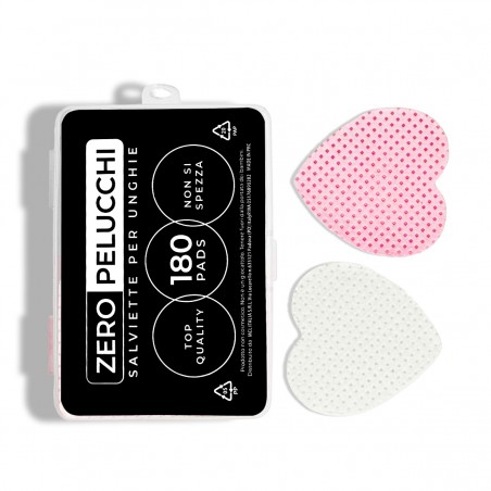 LINGETTES À ONGLES ROSES - TAMPONS PROFESSIONNELS SANS PELUCHES - 180 pièces