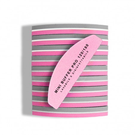 10x MINI TAMPON BILATÉRAL BOOMERANG 120/180 ROSE/BLEU CLAIR