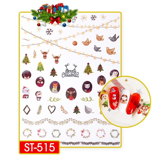 ADESIVI STICKERS NATALE - ST515
