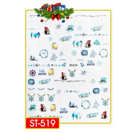 ADHESIVOS STICKERS NAVIDAD - ST519