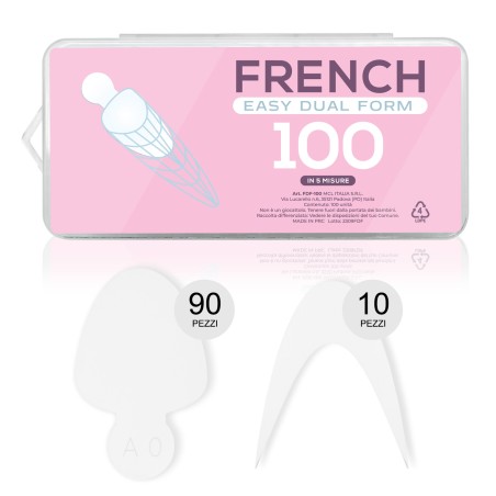 FRENCH EASY DUAL FORM - 100 PEZZI IN 5 MISURE