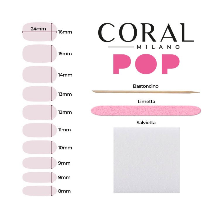 CORAL POP UV Gel Stripes - 036