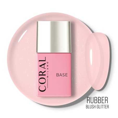 Base Rubber Blush Glitter 18ml