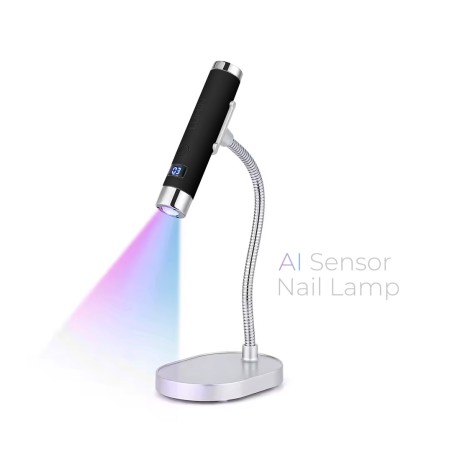 LUMIN A1 Lampada UV Led Portatile con AI 5W - NERO