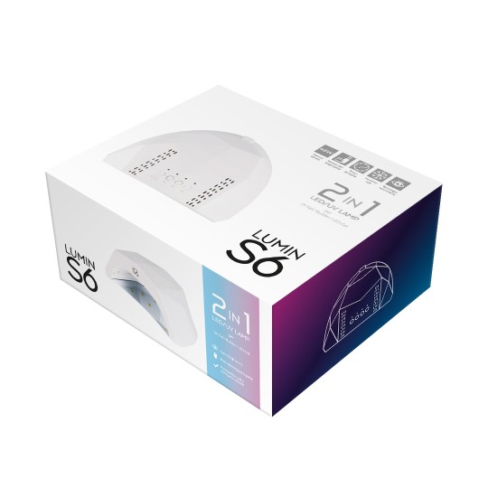 Lumin S6 UV LED 48W compact LAN LAMP with timer, automatic sensor 2