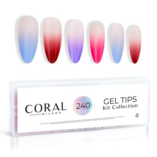 GEL TIPS - BABYBOOMER FANTASY AMANDES 240PCS