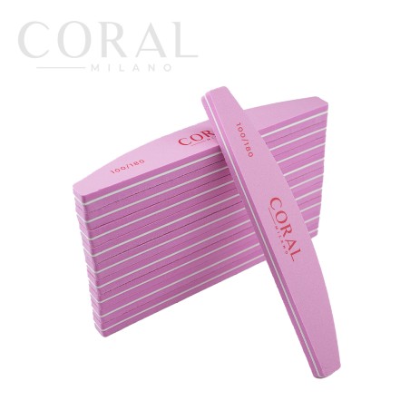 LIMA BUFFER MEZZALUNA 10 PEZZI - ROSA 100/180