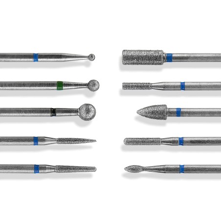 KIT PUNTE FRESA - 10 PUNTE REMOVE CARBIDE & CUTICLES 8