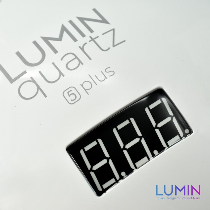 LUMIN QUARTZ Q5 Plus UV LED 48W con Display, Timer, Sensore automatico