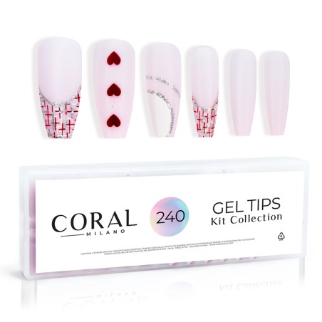 GEL TIPS - BALLERINE 240 PIÈCES Dark Romance