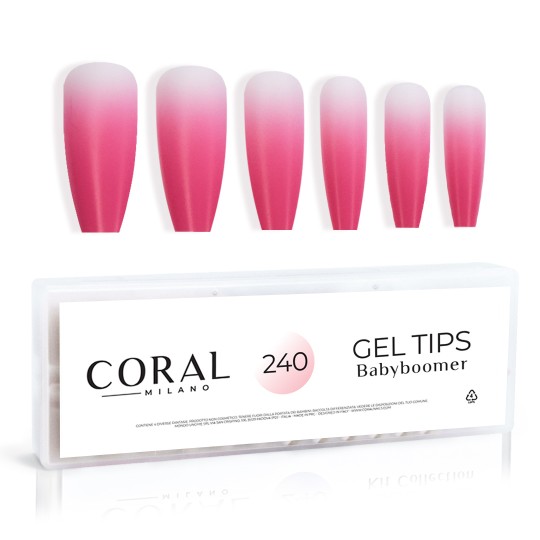GEL TIPS - BABYBOOMER BALLERINA 240PZ