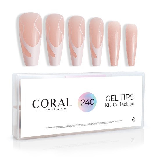 GEL TIPS - BALLERINA 240PCS Dream
