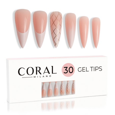 GEL TIPS - STILETTO 30PZ Lace