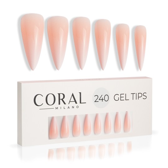 GEL TIPS - STILETTO 240 PIÈCES