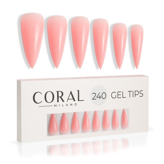 GEL TIPS - STILETTO 240 PIÈCES