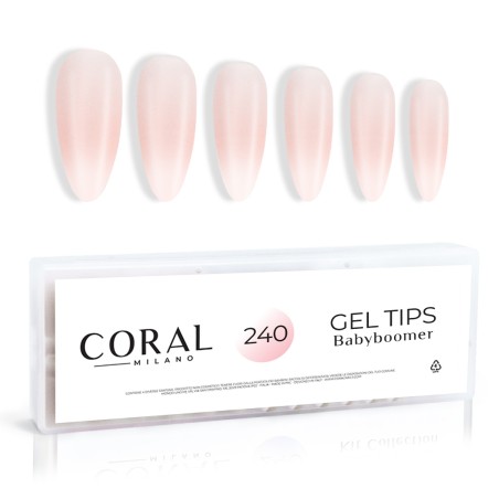 GEL TIPS - BABYBOOMER MANDORLA 240PZ