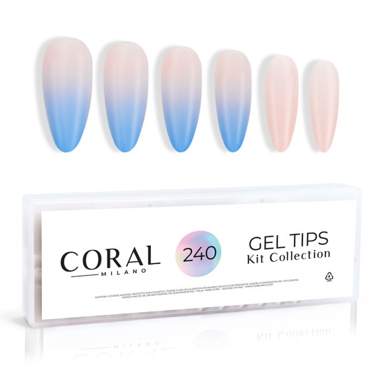 GEL TIPS - ALMENDRA 240 UDS.