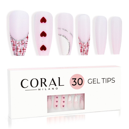 GEL TIPS - BALLERINA 30PZ Dark Romance