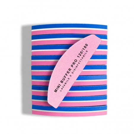 10x MINI BILATERAL BUFFER BOOMERANG 120/180 PINK/LIGHT BLUE