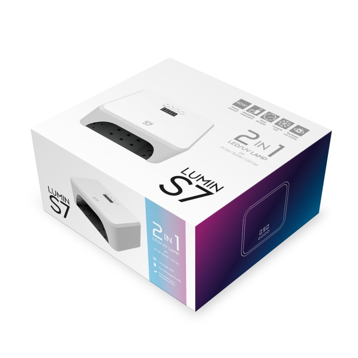 LUMIN S7 LAMPADA UV LED 60W con Display, Timer, Sensore automatico