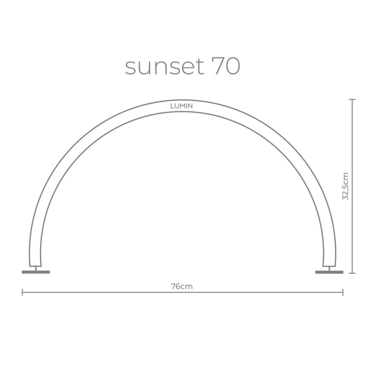 LAMPADA LUMIN SUNSET 70 - PINK