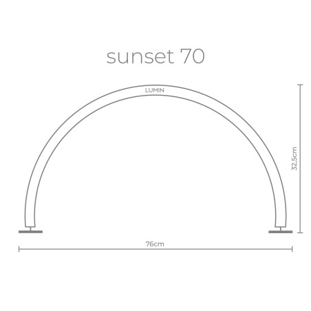 LAMPADA LUMIN SUNSET 70 - PINK