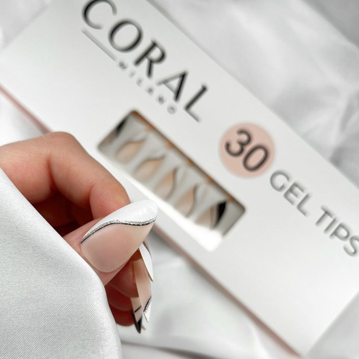 GEL TIPS - MANDORLA 30PZ Black Velvet