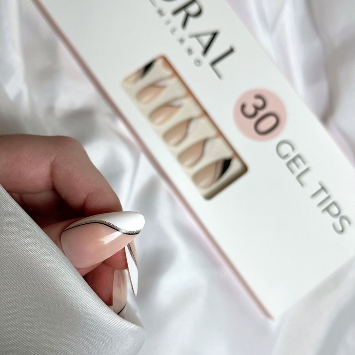 GEL TIPS - MANDORLA 30PZ Black Velvet