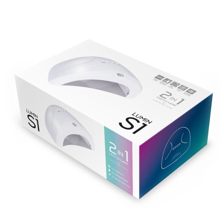 LUMIN S1 LAMPADA UV LED 48W con Timer, Sensore automatico