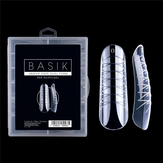 BASIK ACRYLGEL DUAL TIPS (DUAL SYSTEM FORMS) – 120PZ 2