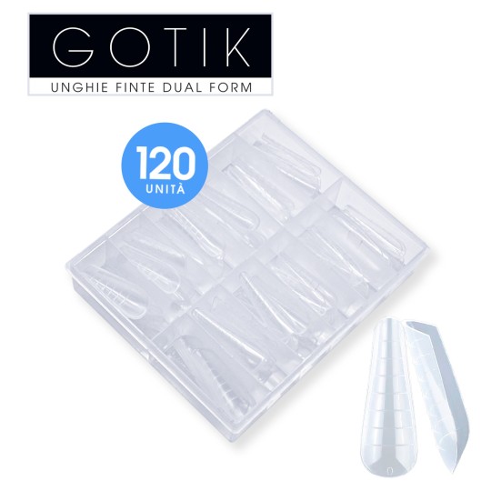 GOTIK ACRYLGEL DUAL TIPS (DUAL SYSTEM FORMS) – 120PZ