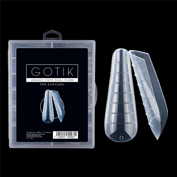 GOTIK ACRYLGEL DUAL TIPS (DUAL SYSTEM FORMS) – 120PZ